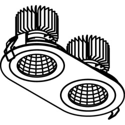 PSM Lighting Ø100 Luxor Xtm.1300.10051.S1 Recessed Spot