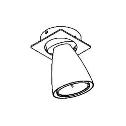 PSM Lighting Square Click System Casvolta.Es63 Ceiling Lamp