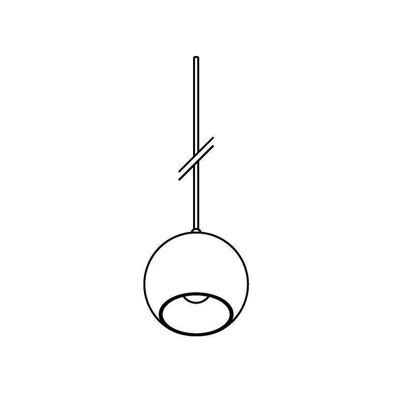 PSM Lighting Moby 5096.A.E27.1M Hanglamp