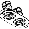PSM Lighting Ø80 Luxor Xtm.1300.10047.S1 Inbouwspot