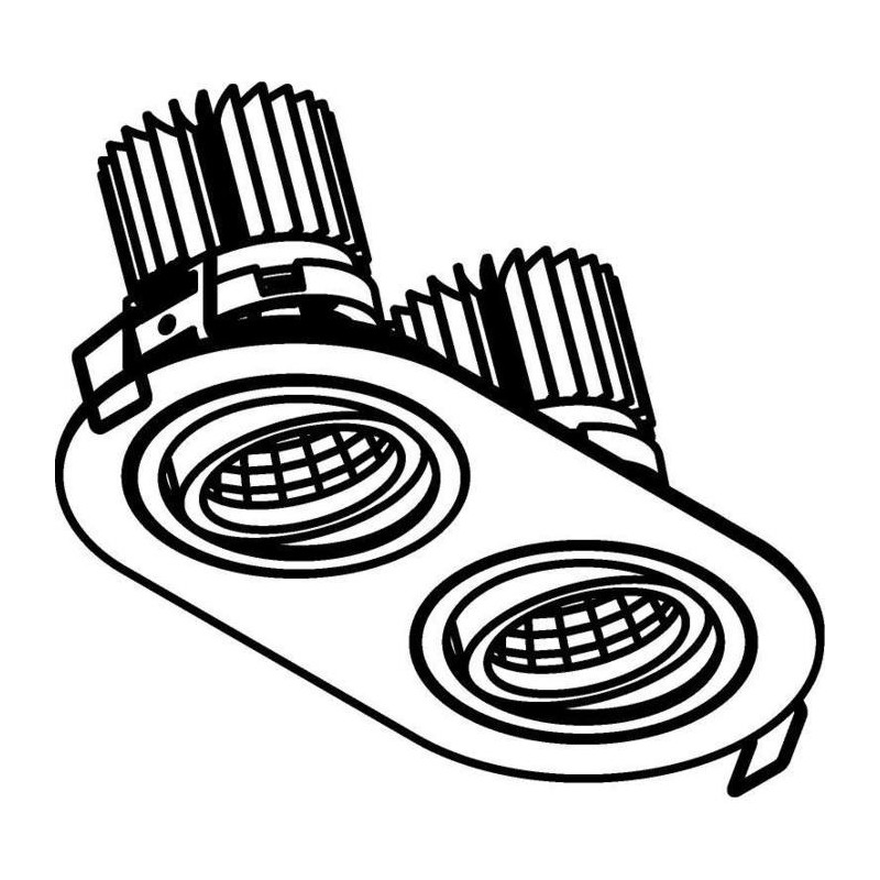 PSM Lighting Ø80 Luxor Xtm.1300.10047.S1 Inbouwspot