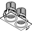 PSM Lighting Ø70 Luxor Xtm.1300.10034.S1 Inbouwspot
