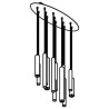 PSM Lighting Bach 4977.13 Suspension Lamp