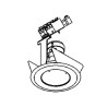 PSM Lighting Ø65-70 Inox 301V.230V Recessed Spot