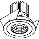 PSM Lighting Ø80 Luxor Xtm.1300.10010.S2 Inbouwspot