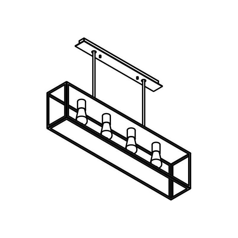 PSM Lighting Tavolo 5103.4.Sc Hanglamp