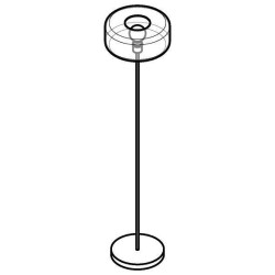 PSM Lighting Manon 1592.Q.E27 Floor Lamp