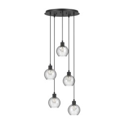 PSM Lighting Noella 4588.V.E27.SH.TR.1M Hanglamp