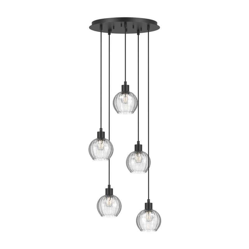 PSM Lighting Noella 4588.V.E27.SH.TR.1M Hanglamp