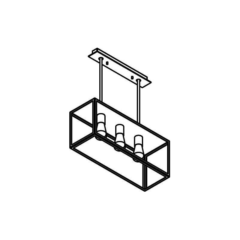 PSM Lighting Tavolo 5100.3X.Xlc Hanglamp