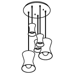 PSM Lighting Clara 3418.5 Suspension Lamp