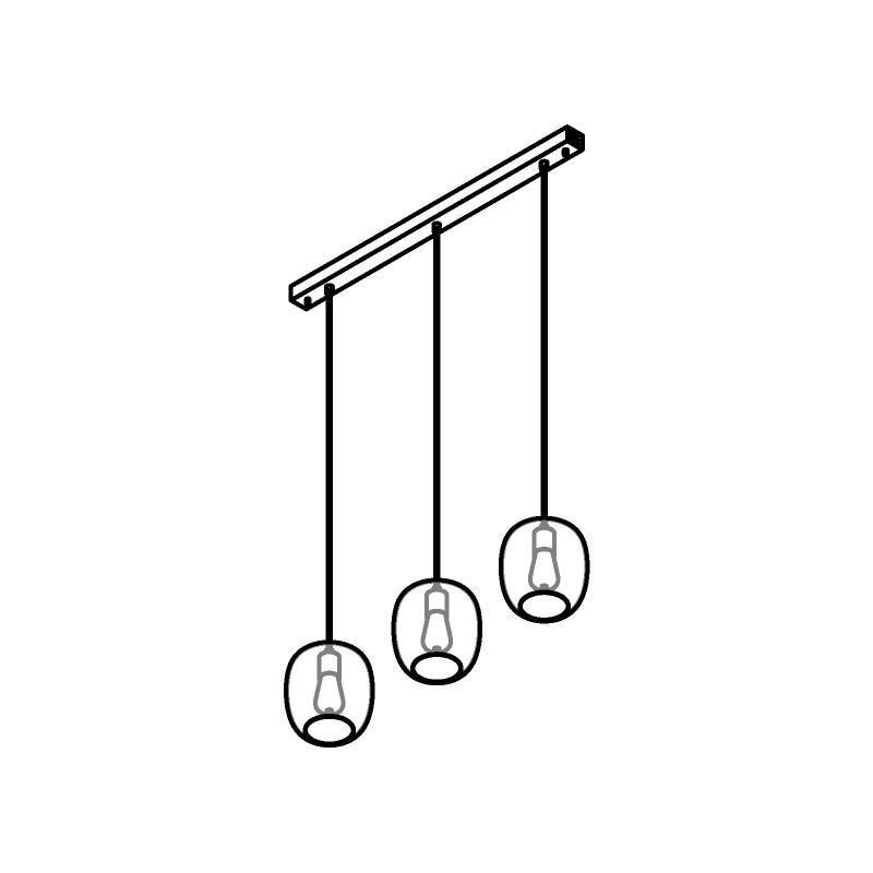 PSM Lighting Moby 5162.3E Hanglamp