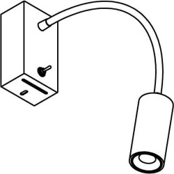 PSM Lighting Flex Little 1127.300 Wall Lamp