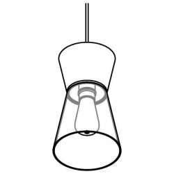 PSM Lighting Shake 5555.E27 Suspension Lamp