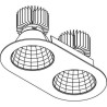 PSM Lighting Koza X - Inca Xtm 4062.Ip20 Recessed Spot