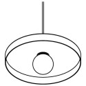 PSM Lighting Skivve 4992.E27 Hanglamp