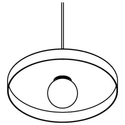 PSM Lighting Skivve 4992.E27 Suspension Lamp