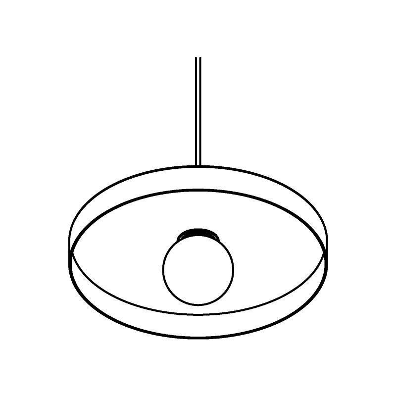 PSM Lighting Skivve 4992.E27 Hanglamp