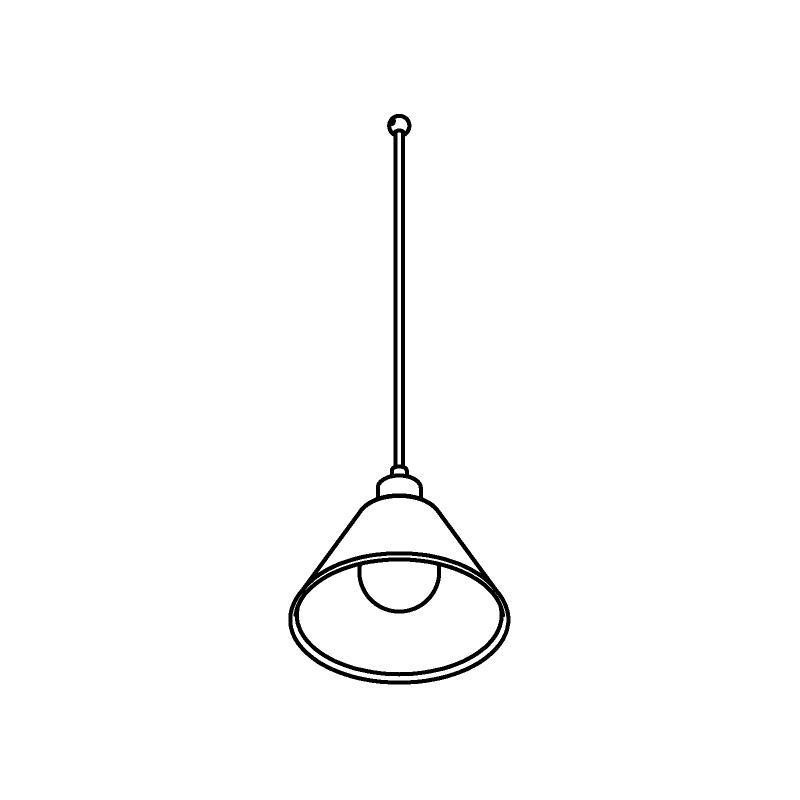 PSM Lighting Iconic 4601.J.E27.SH Hanglamp