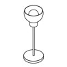 PSM Lighting Olivia 1928.E27.300 Table Lamp