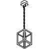 PSM Lighting Polo W775.Ch Suspension Lamp
