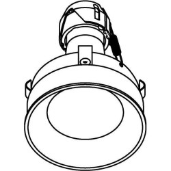 PSM Lighting Equal Click System E-Clickaqua.Es50 Recessed Spot