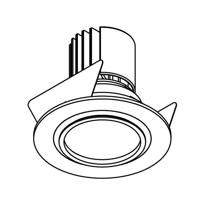 PSM Lighting Nora Dc Dc.1200.10023 Inbouwspot