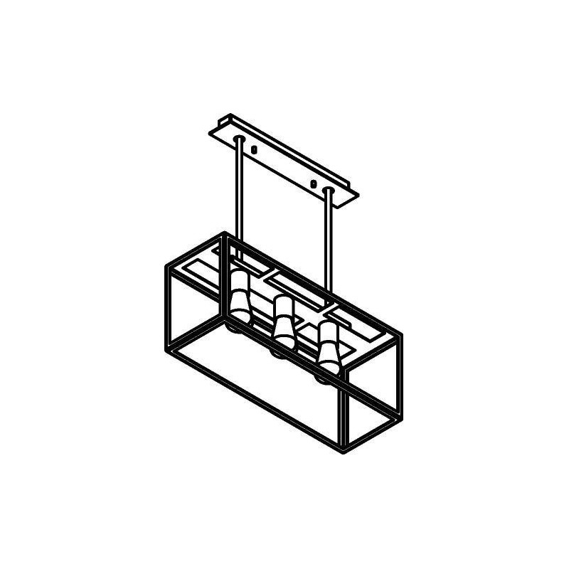 PSM Lighting Tavolo 5101.3X.Xlo Hanglamp