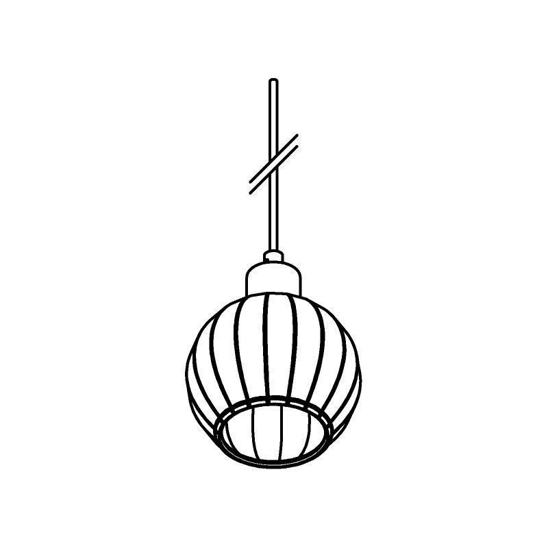 PSM Lighting Noella 4581.V.E27.SH.TR.16 Hanglamp