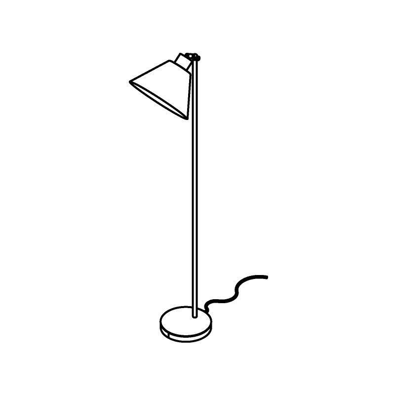 PSM Lighting Iconic 4604.J.E27.SH Staanlamp