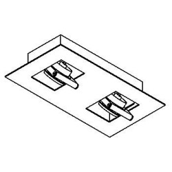 PSM Lighting Camera 946.Mt Ceiling Lamp