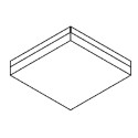 PSM Lighting Monet Sq 640.300.Led Plafondlamp