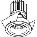 PSM Lighting Ø70 Luxor Xtm.1300.10028.S2 Inbouwspot