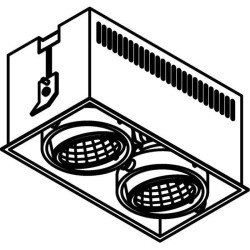PSM Lighting Spinner Xtm 1972.Ip20 Recessed Spot