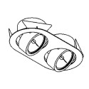 PSM Lighting Torpedo 1492 Inbouwspot