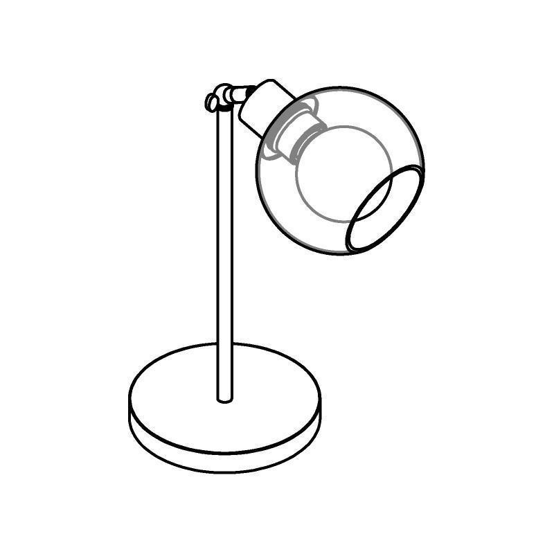 PSM Lighting Moby Sh 1621.Sh.A.300 Tafellamp