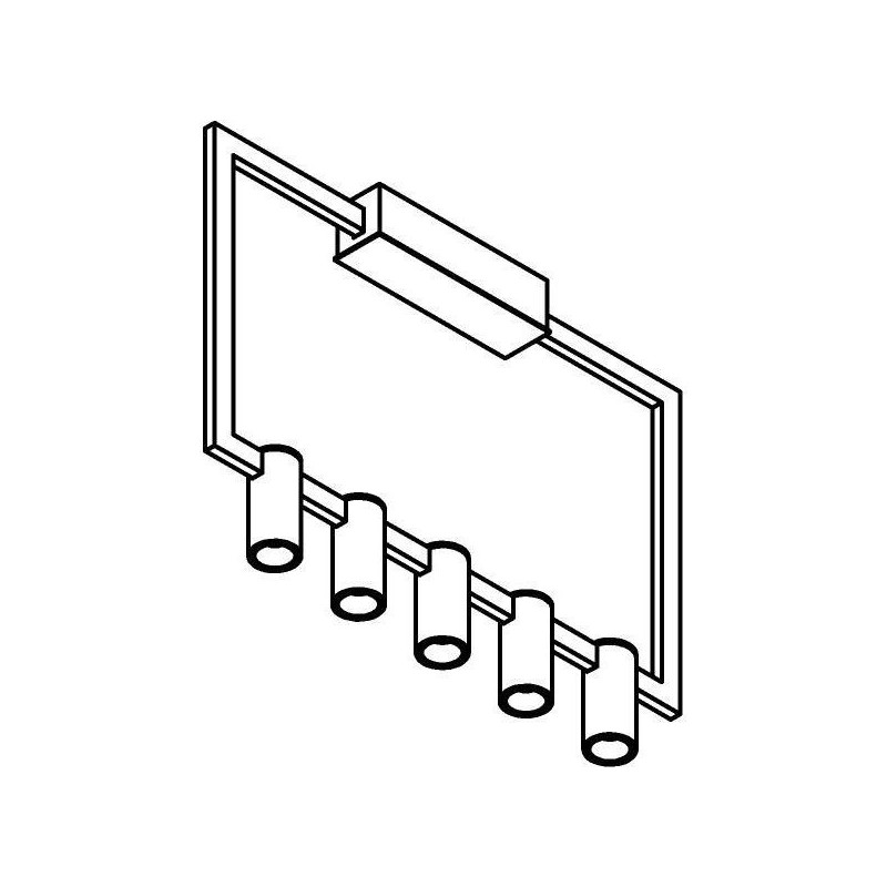 PSM Lighting Thindr 1746.Cen.5 Plafondlamp
