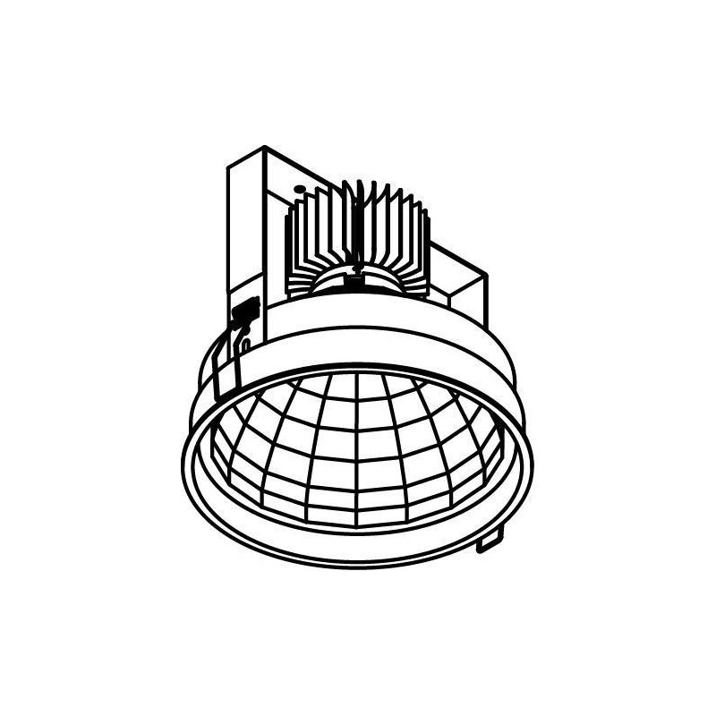 PSM Lighting Koza X - Inca Xtm 1767.1300.Ip20 Inbouwspot