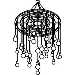 PSM Lighting Galaxy 5085.40 Suspension Lamp