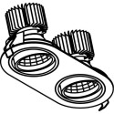 PSM Lighting Ø100 Luxor Xtm.1300.10052.S1 Inbouwspot
