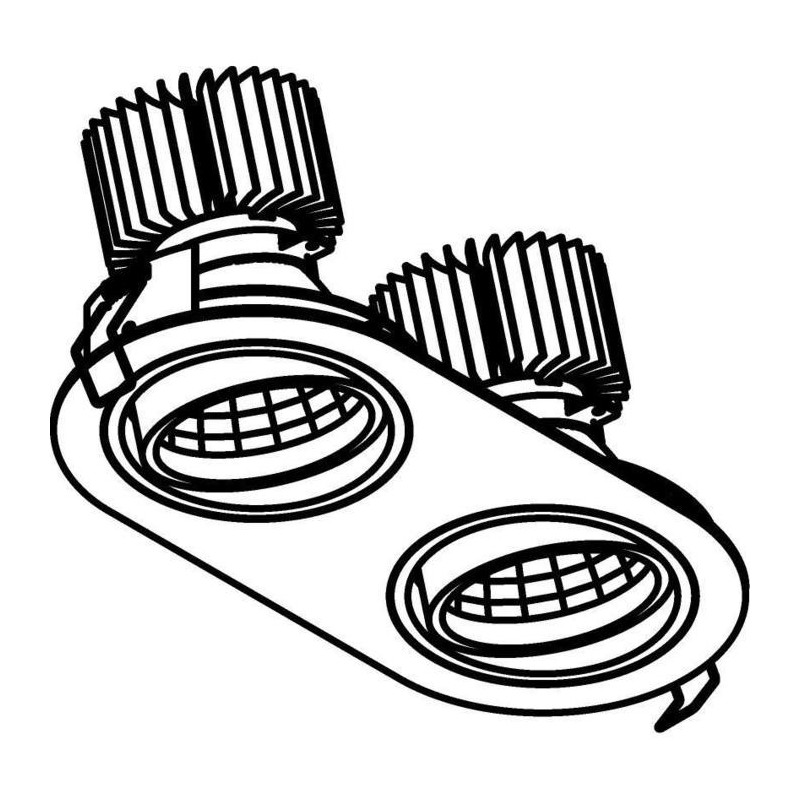 PSM Lighting Ø100 Luxor Xtm.1300.10052.S1 Inbouwspot