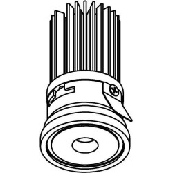 PSM Lighting Zita Zita35P  PSM Lighting Zita Zita35P Recessed Spot