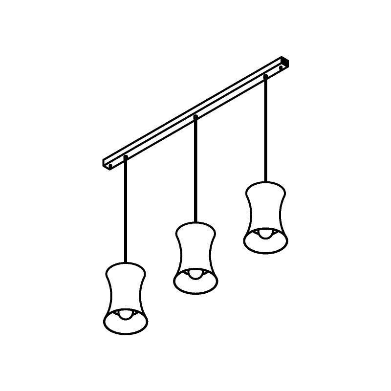 PSM Lighting Clara 3417.3 Hanglamp