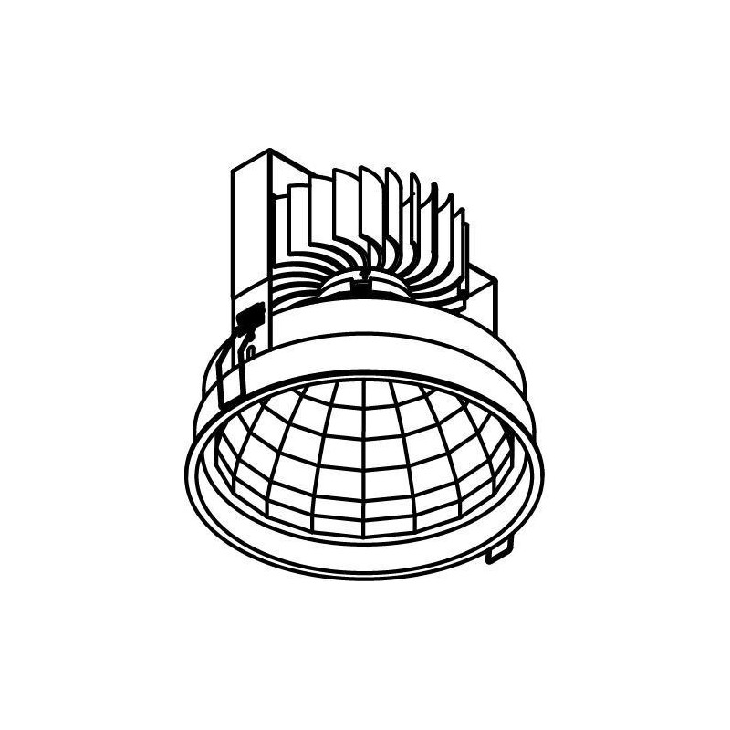 PSM Lighting Koza X - Inca Xtm 1768.2000.Ip20 Inbouwspot