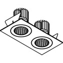 PSM Lighting Ø80 Luxor Xtm.1300.10036.S2 Inbouwspot