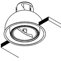 PSM Lighting Olivia 1808.B Recessed Spot