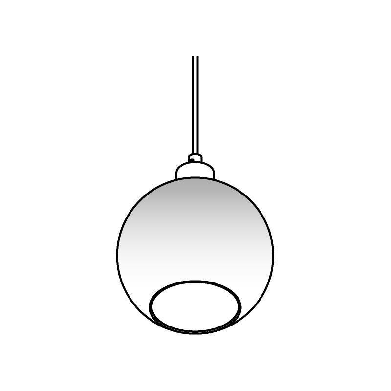 PSM Lighting Moby Sh 4951.B.E27.Sh Hanglamp