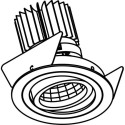 PSM Lighting Ø80 Luxor Xtm.1300.10011.S2 Inbouwspot