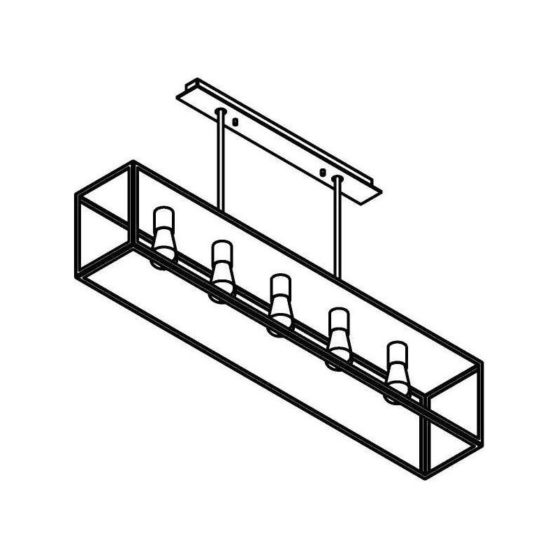 PSM Lighting Tavolo 5100.5.Xlc Hanglamp