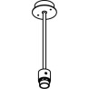 PSM Lighting Maestro For Shade 5001.E27.037 Suspension Lamp